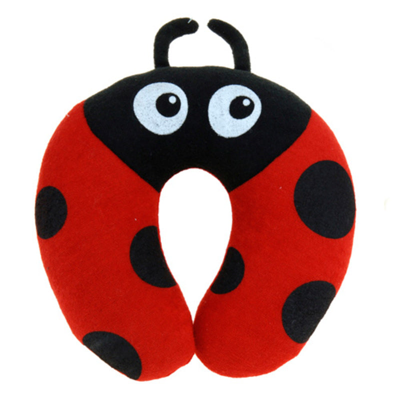 Kids' Animal Neck Pillow - Design: Ladybird