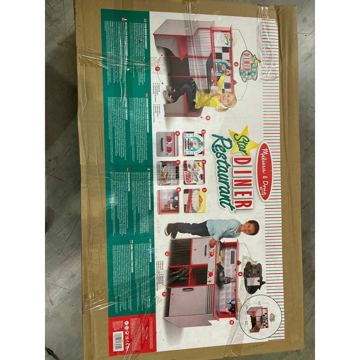 Toy kitchen Melissa & Doug Restaurant 108 x 66 x 18 cm