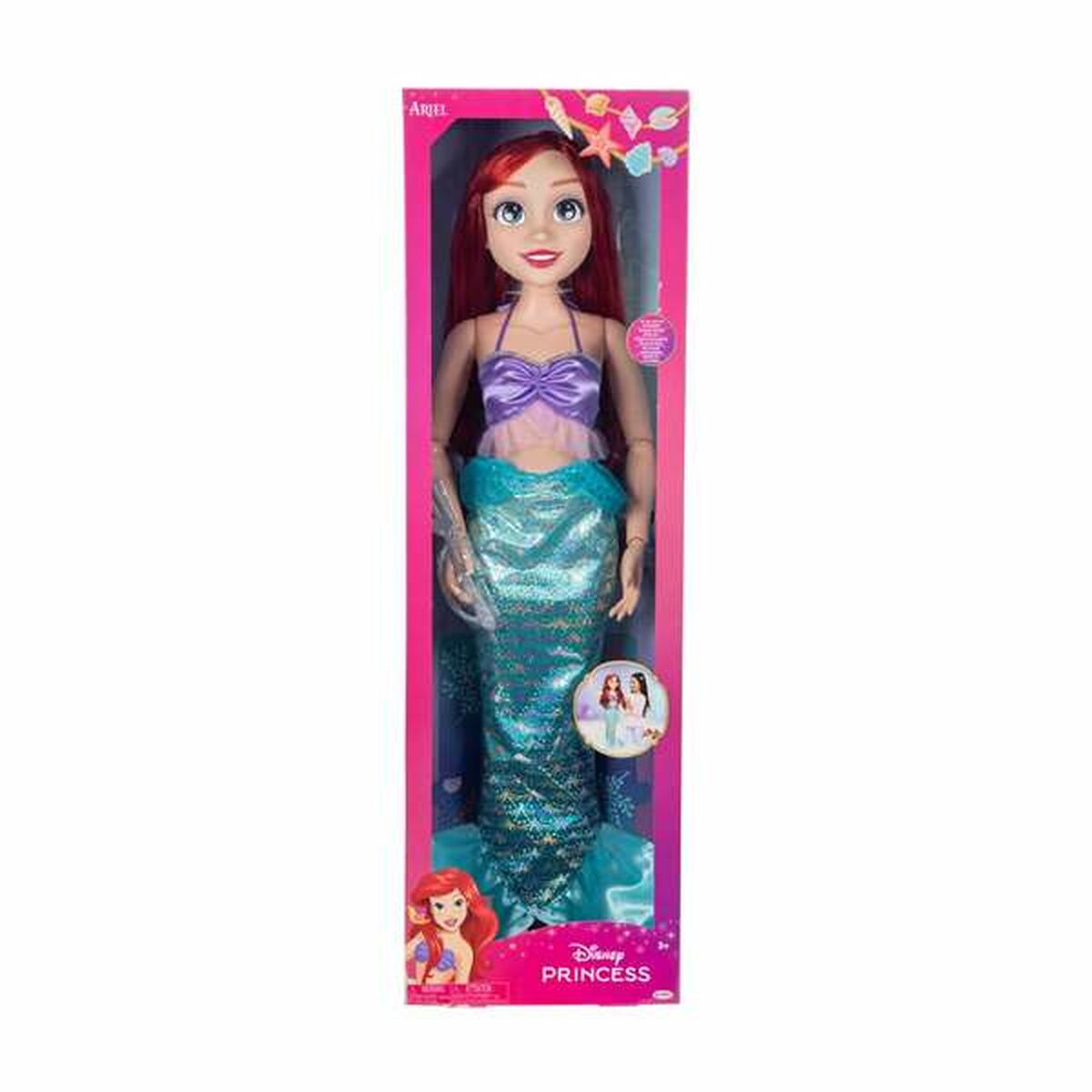 Doll Disney Princess Ariel 80 cm