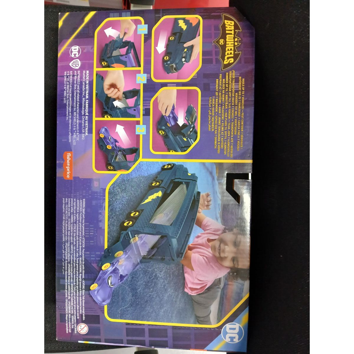 Vehicle Carrier Truck Mattel Batwheels Big Big Bam