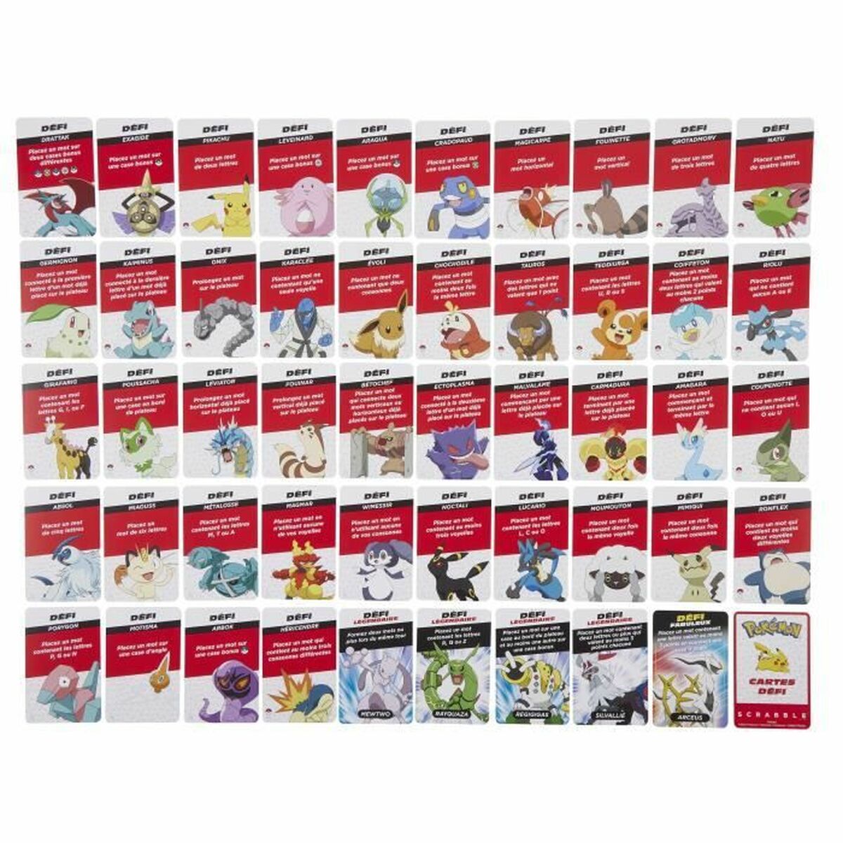 Board game Pokémon Scrabble