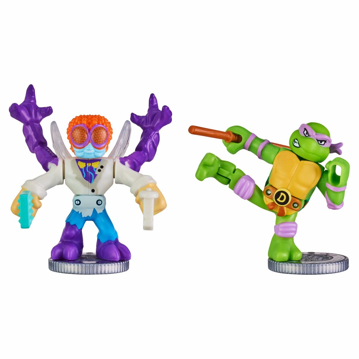 Combat figures Teenage Mutant Ninja Turtles Legends of Akedo: Donatello vs Baxter Stockman