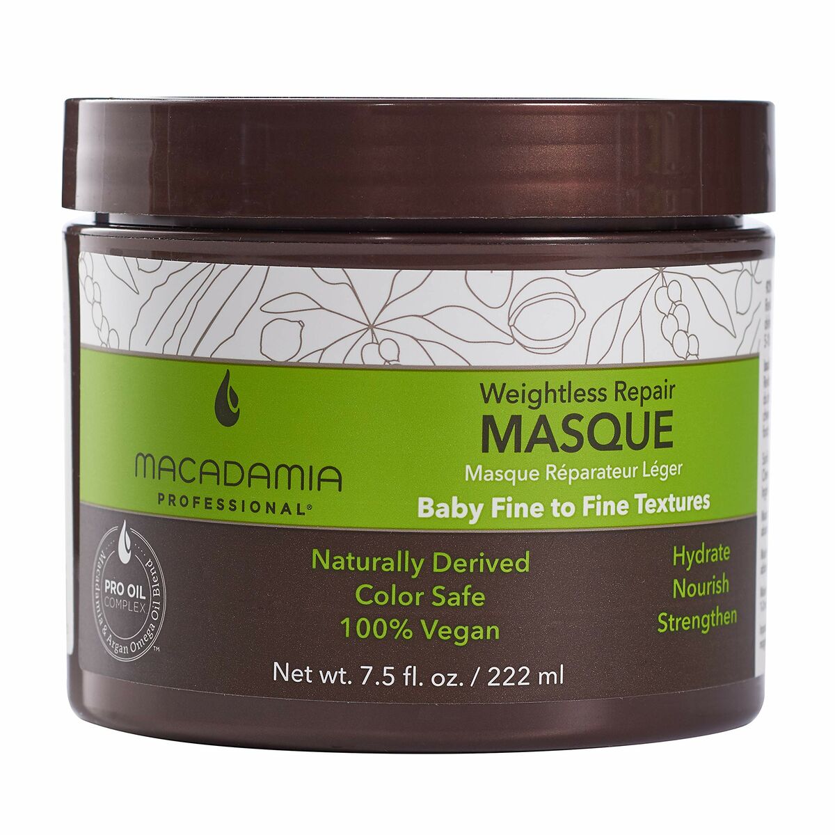 Macadamia Professional Weightless Repair Masque 222 ml