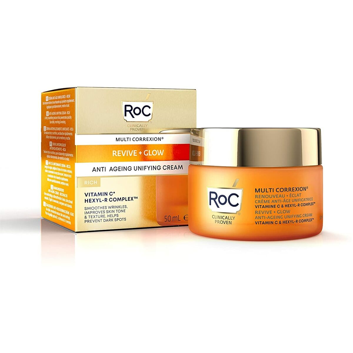 RoC Multi Correxion®️ Revive + Glow Anti-Aging Unifying Cream 50 ml