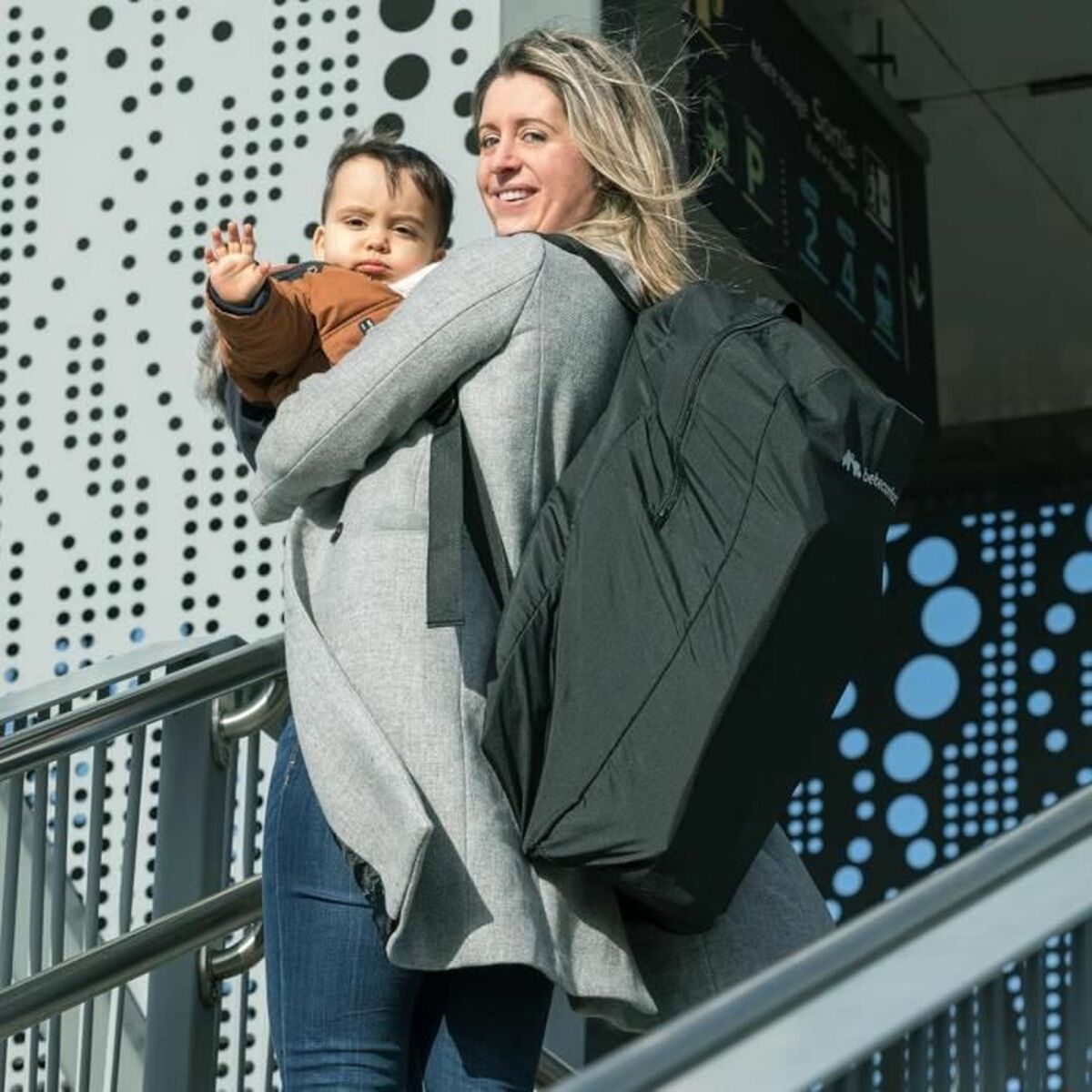 Baby's Pushchair Teeny 3D Grey