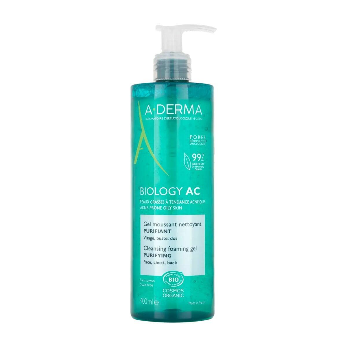 A-Derma Biology AC Purifying Cleansing Foaming Gel 400 ml