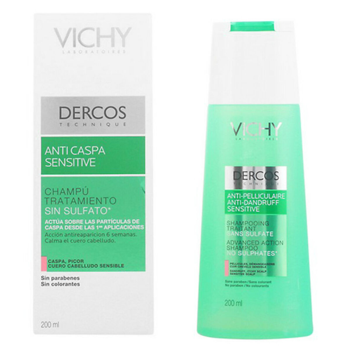 Vichy Dercos Anti-Dandruff Dermatological Shampoo (Sensitive Scalp) 200 ml