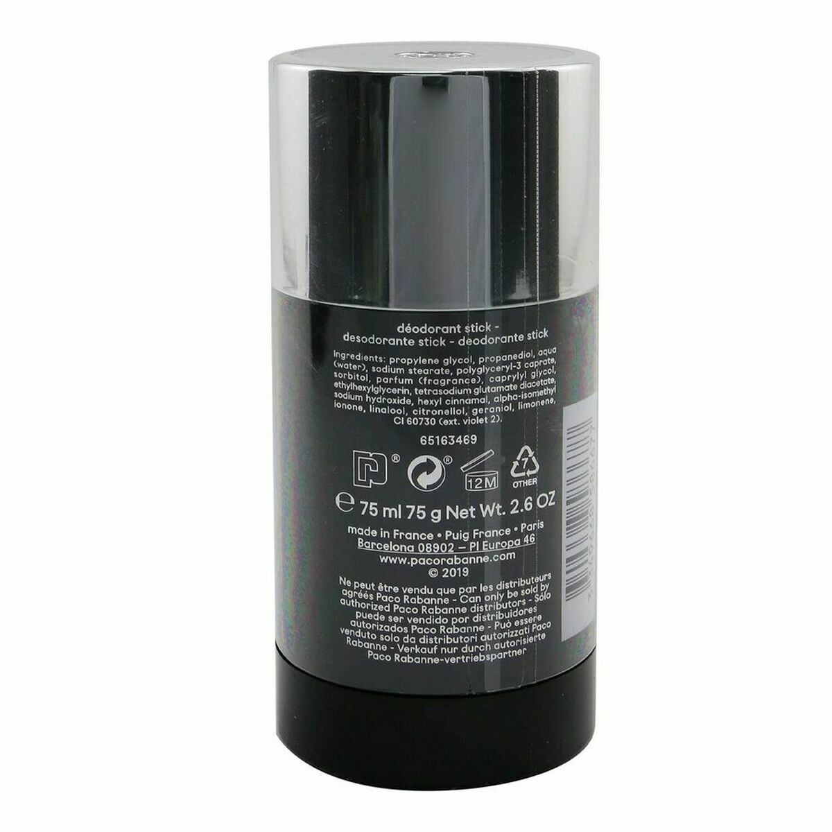 Paco Rabanne Phantom Desodorante Stick Perfumado 75 ml (hombre)