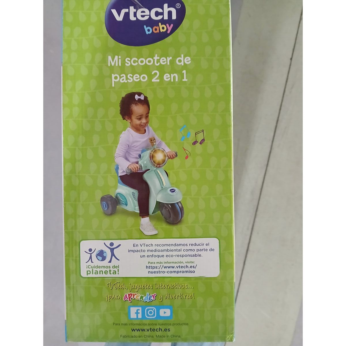 Foot to Floor Motorbike Vtech Blue