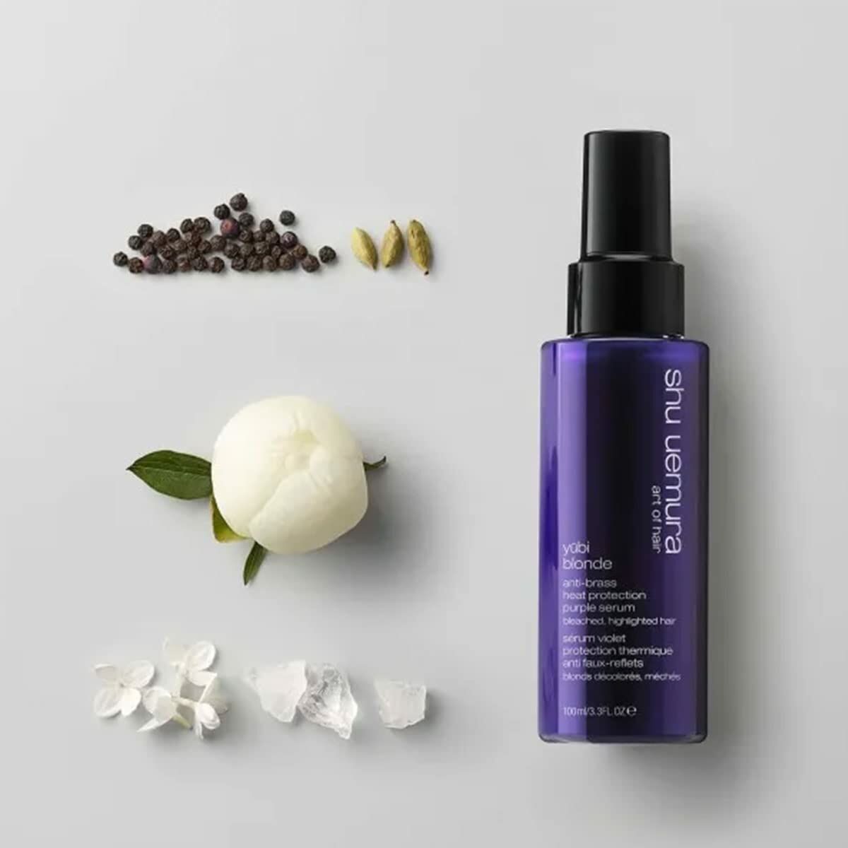 YUBI BLONDE anti-brass heat protection purple serum 90 ml