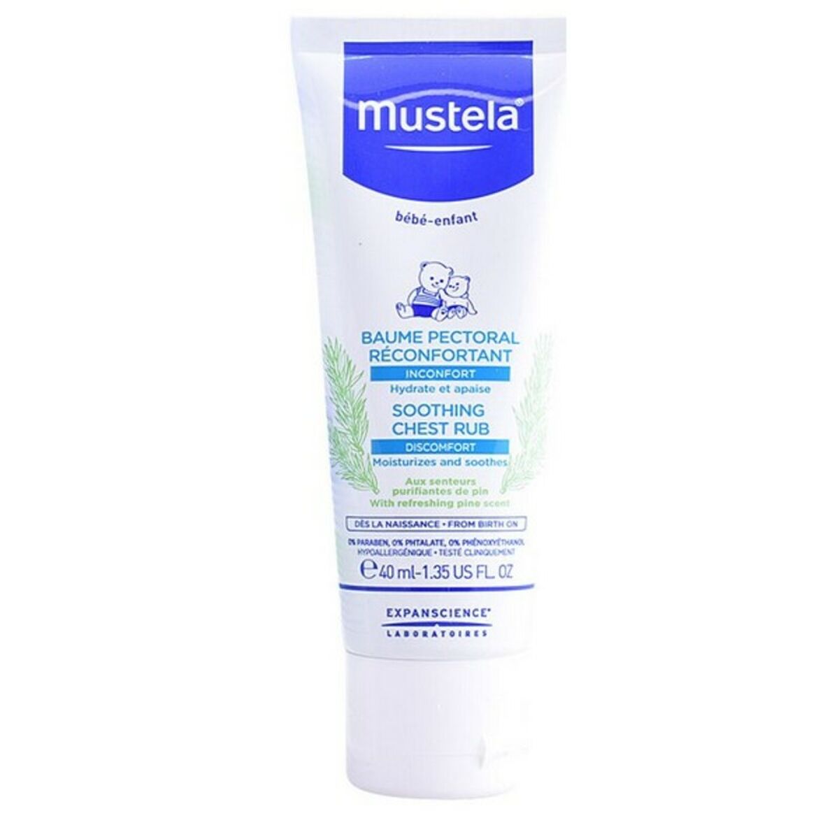 Mustela Bébé Soothing Chest Rub 40 ml