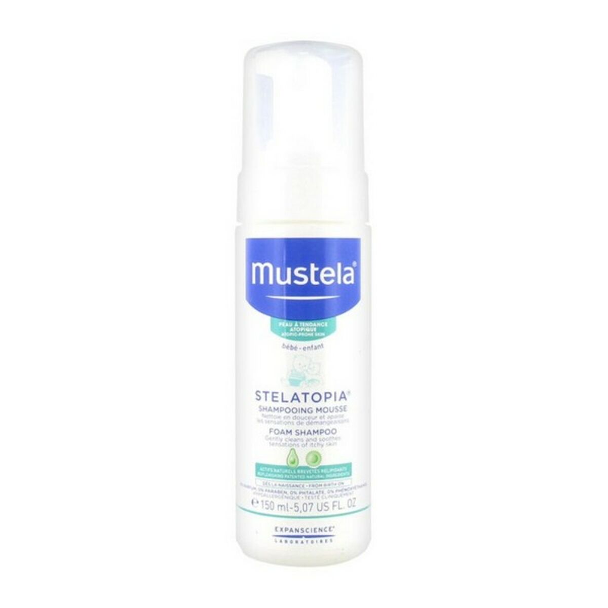 Mustela Bébé Stelatopia Foam Shampoo (Atopic-Prone Skin) 150 ml