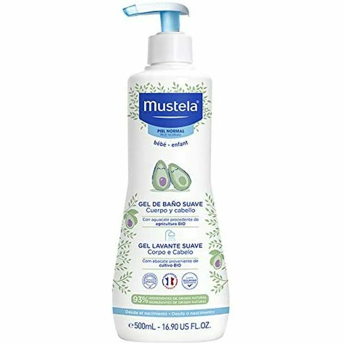 Mustela Bébé Gentle Bath Gel 500 ml