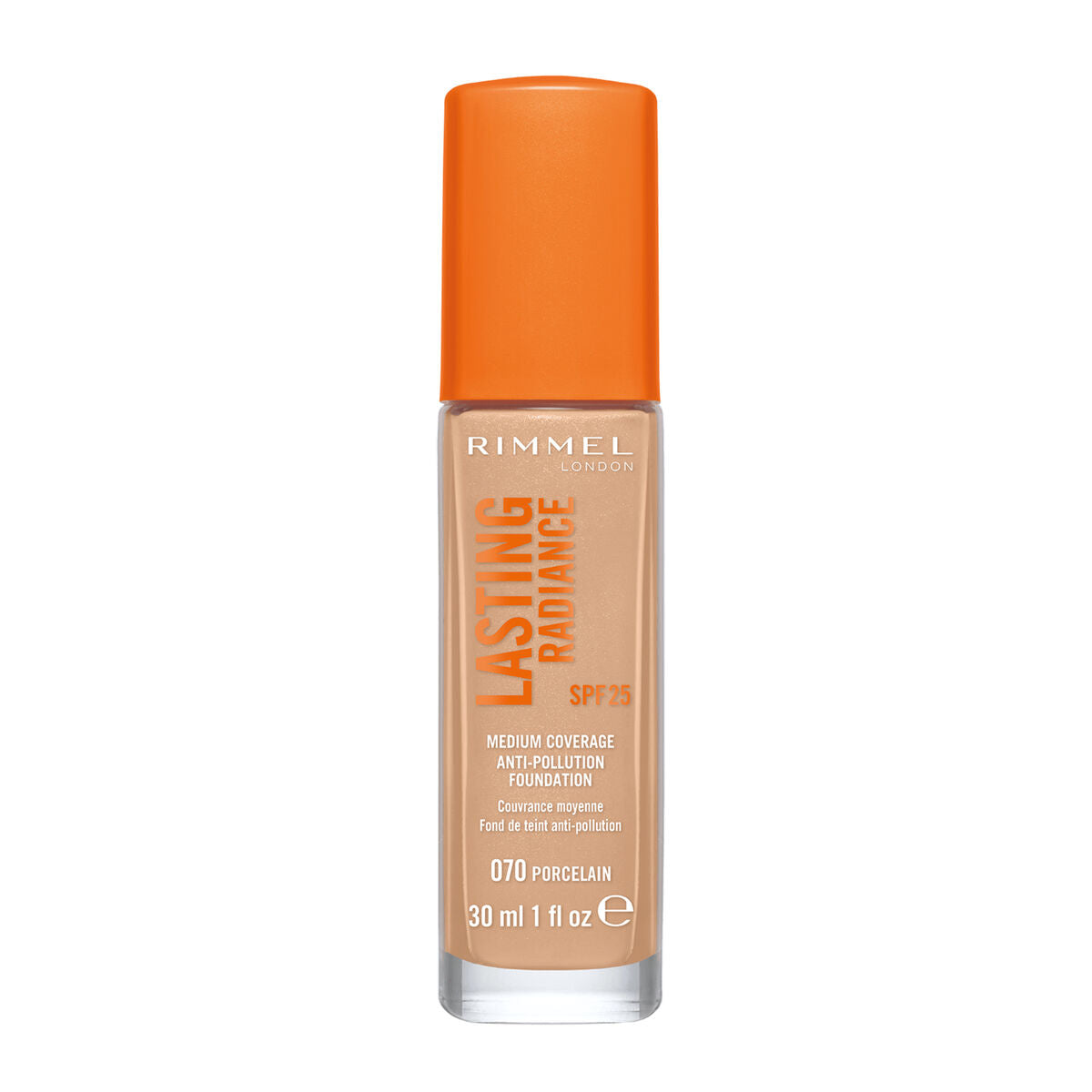 Rimmel London Lasting Radiance Foundation SPF25 (070 Porcelain) 30 ml