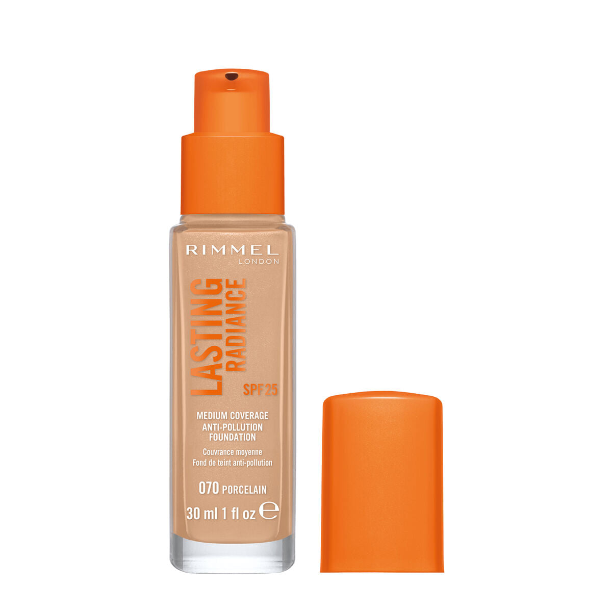 Rimmel London Lasting Radiance Foundation SPF25 (070 Porcelain) 30 ml