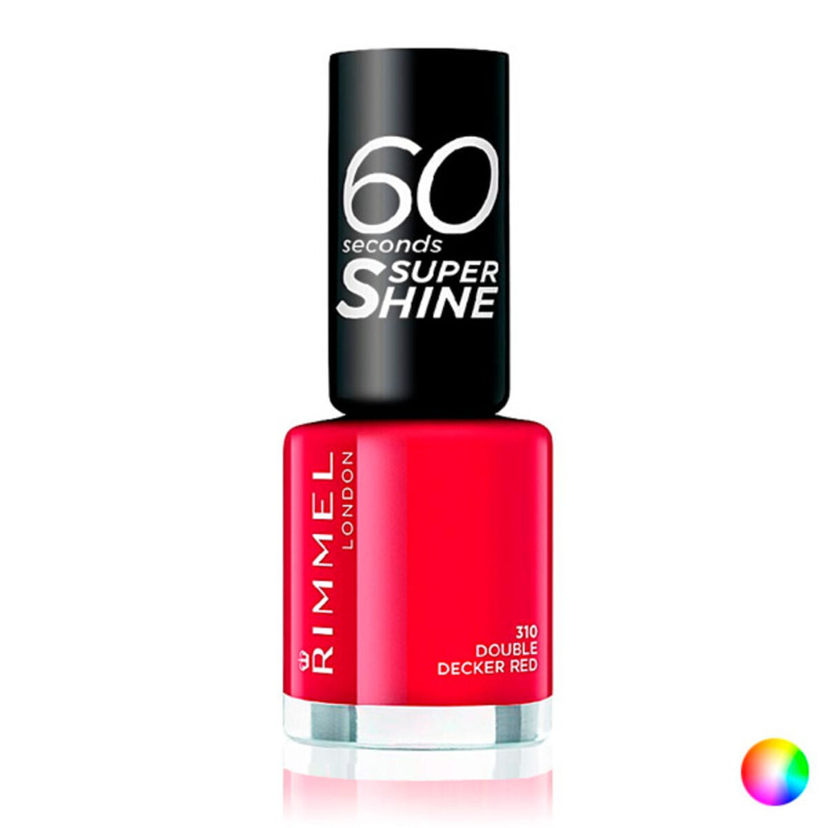 Rimmel London 60 Seconds Super Shine Nail Polish (500 Caramel Cupcake) 8 ml