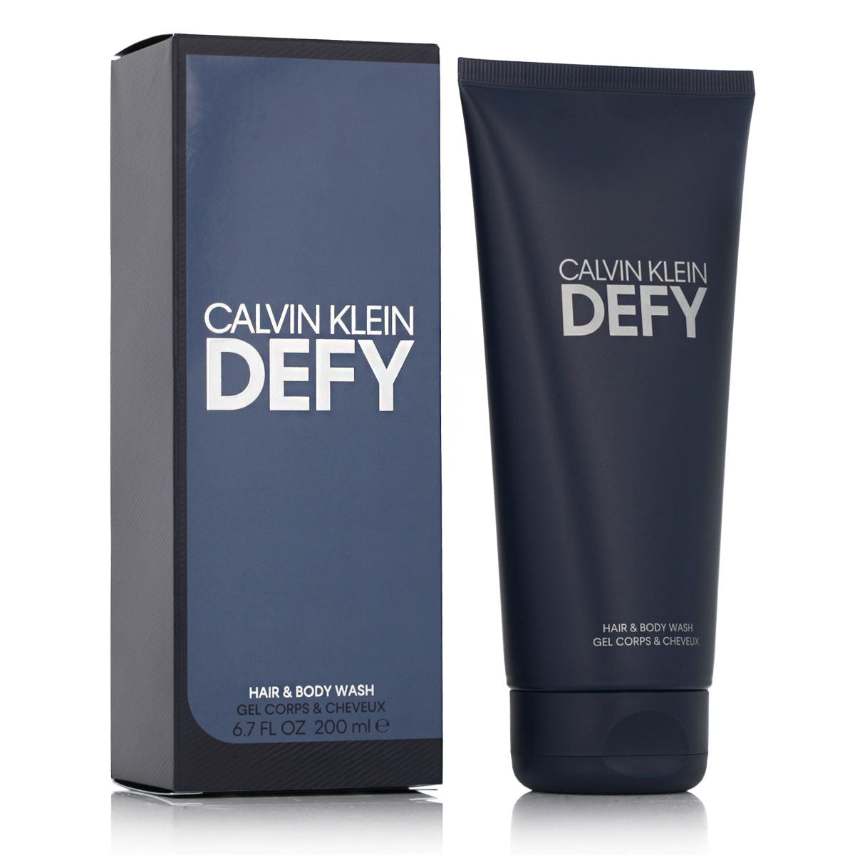 Gel de ducha Calvin Klein Defy para cuerpo y cabello 200 ml (hombre)