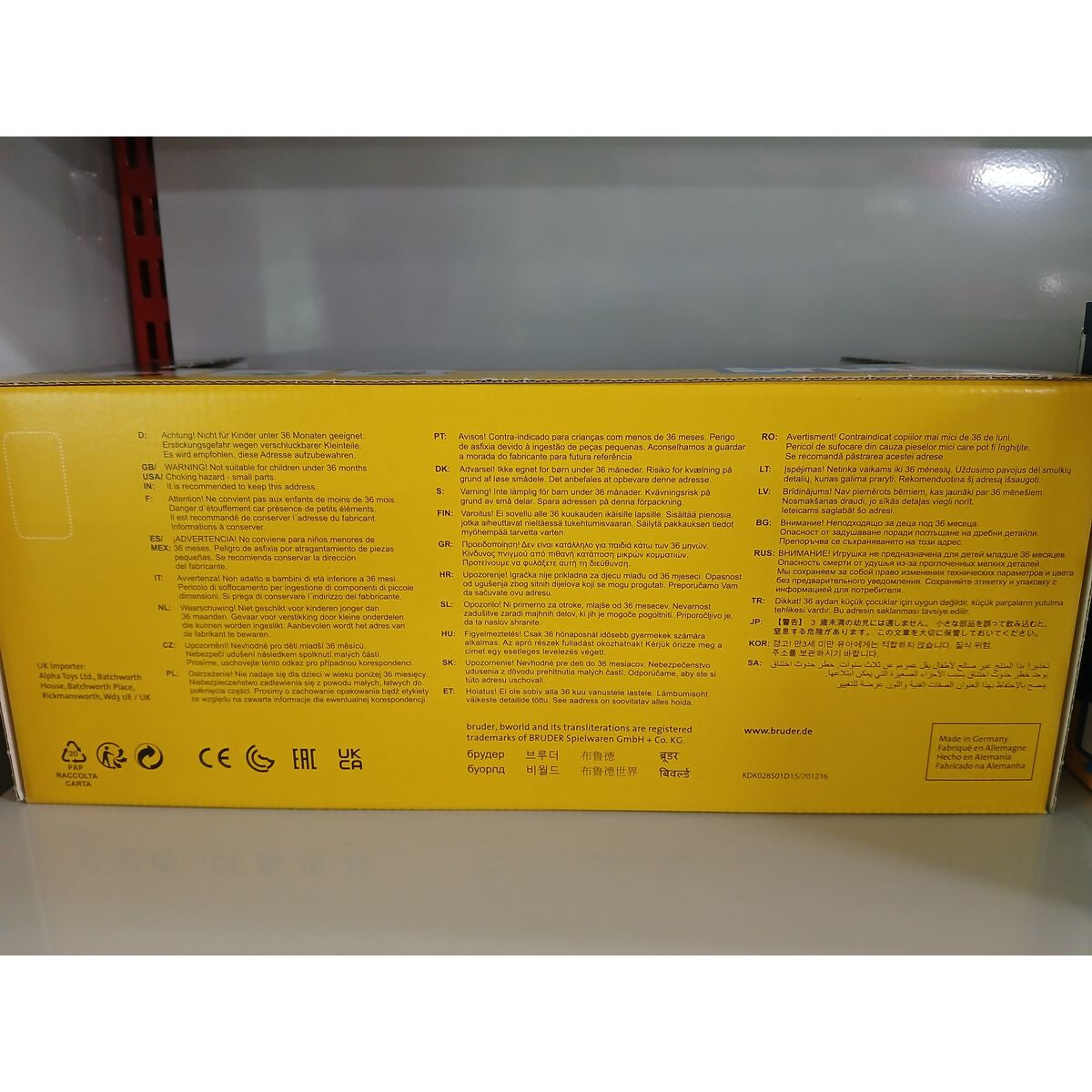 Digger Bruder Jcb Midi Detachable 41 x 17 cm