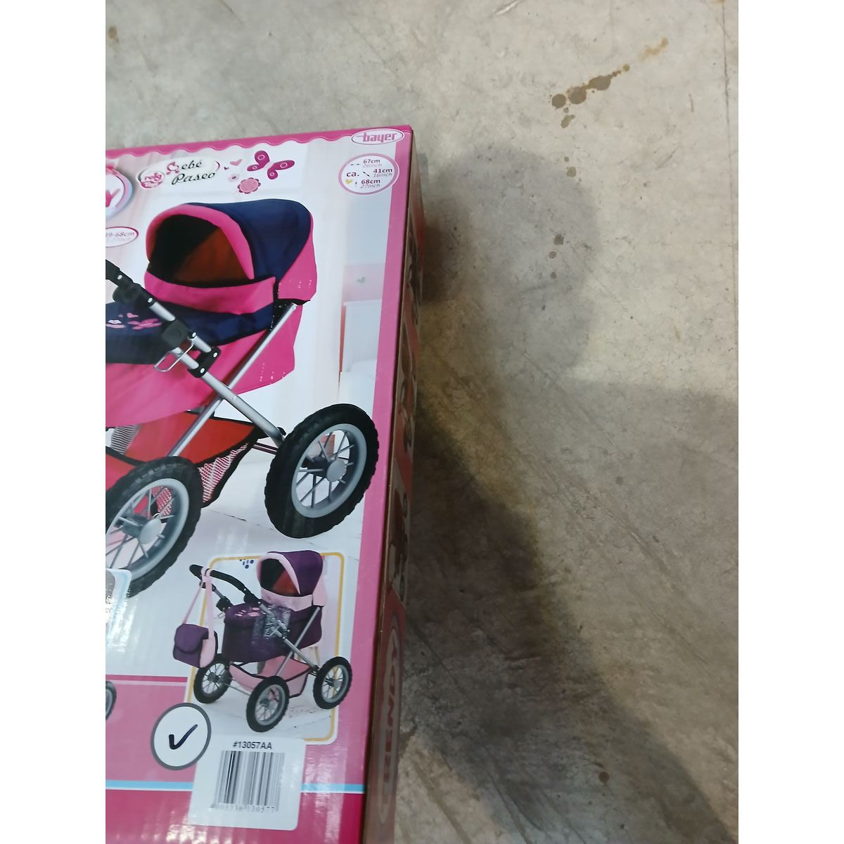 Doll Stroller Reig Trendy Royal Purple 45 cm