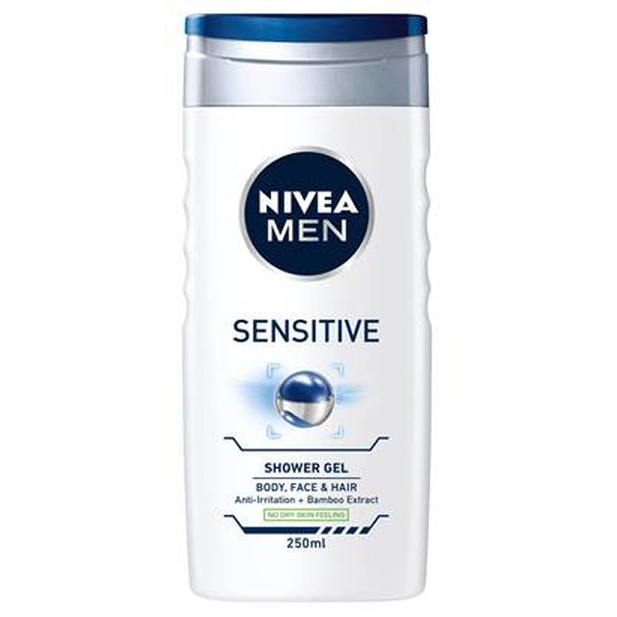 Gel de ducha Nivea Men Sensitive para cuerpo y cabello 250 ml (hombre)