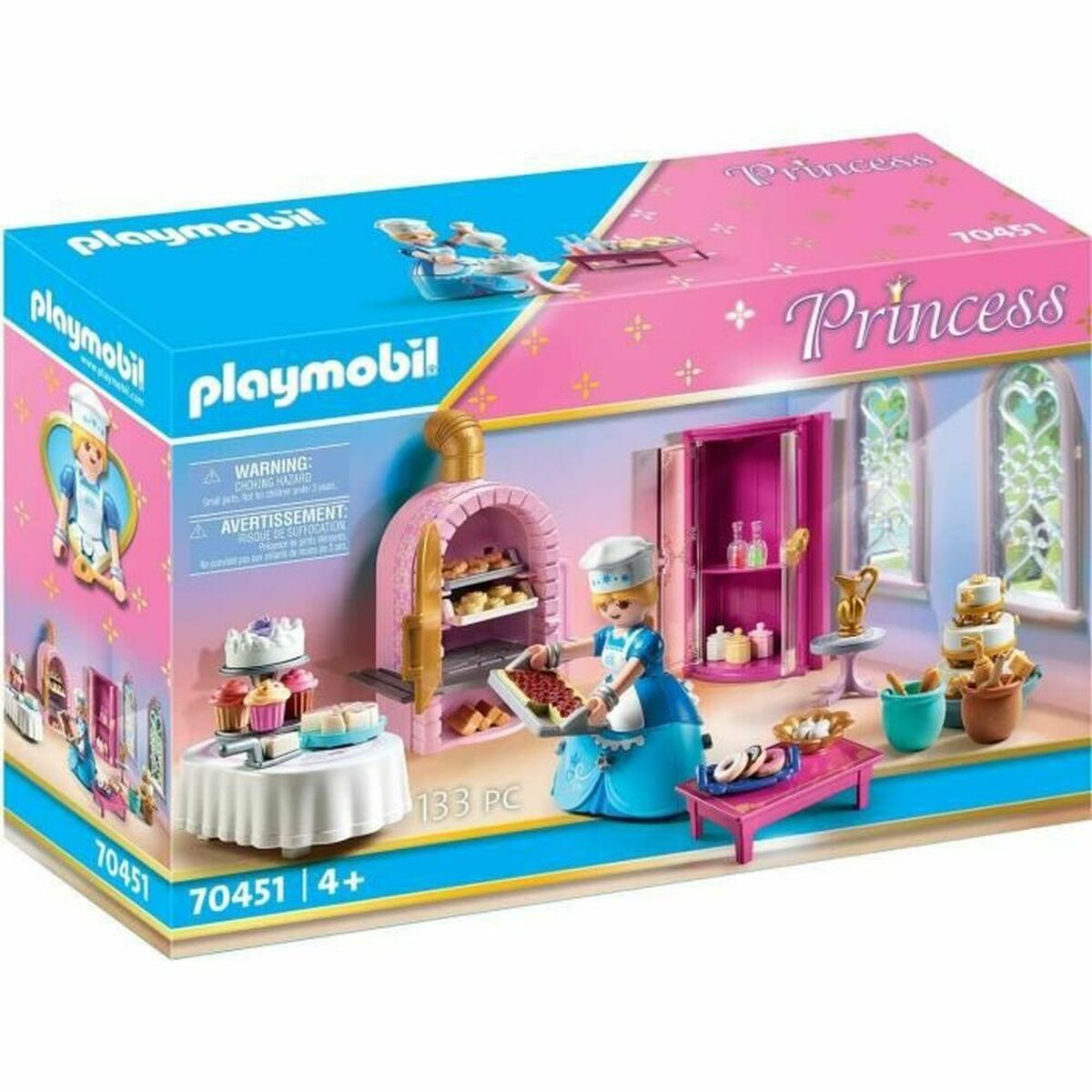 Playset   Playmobil Princess - Palace Pastry 70451         133 Pieces  