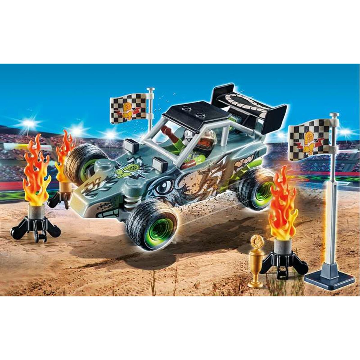 Playset Playmobil Stuntshow Racer 45 Pieces