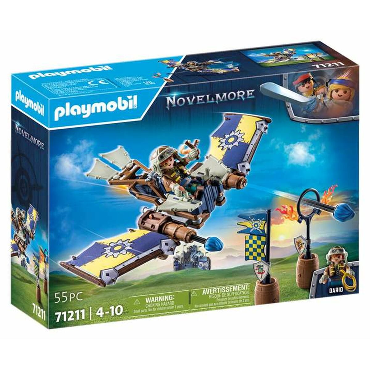 Vehicle Playset Playmobil Novelmore 71211 55 Pieces