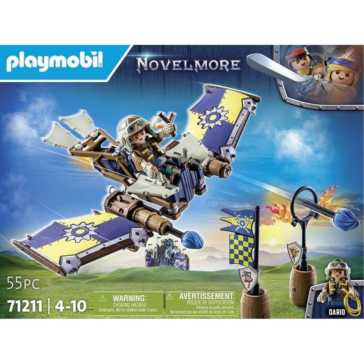 Vehicle Playset Playmobil Novelmore 71211 55 Pieces