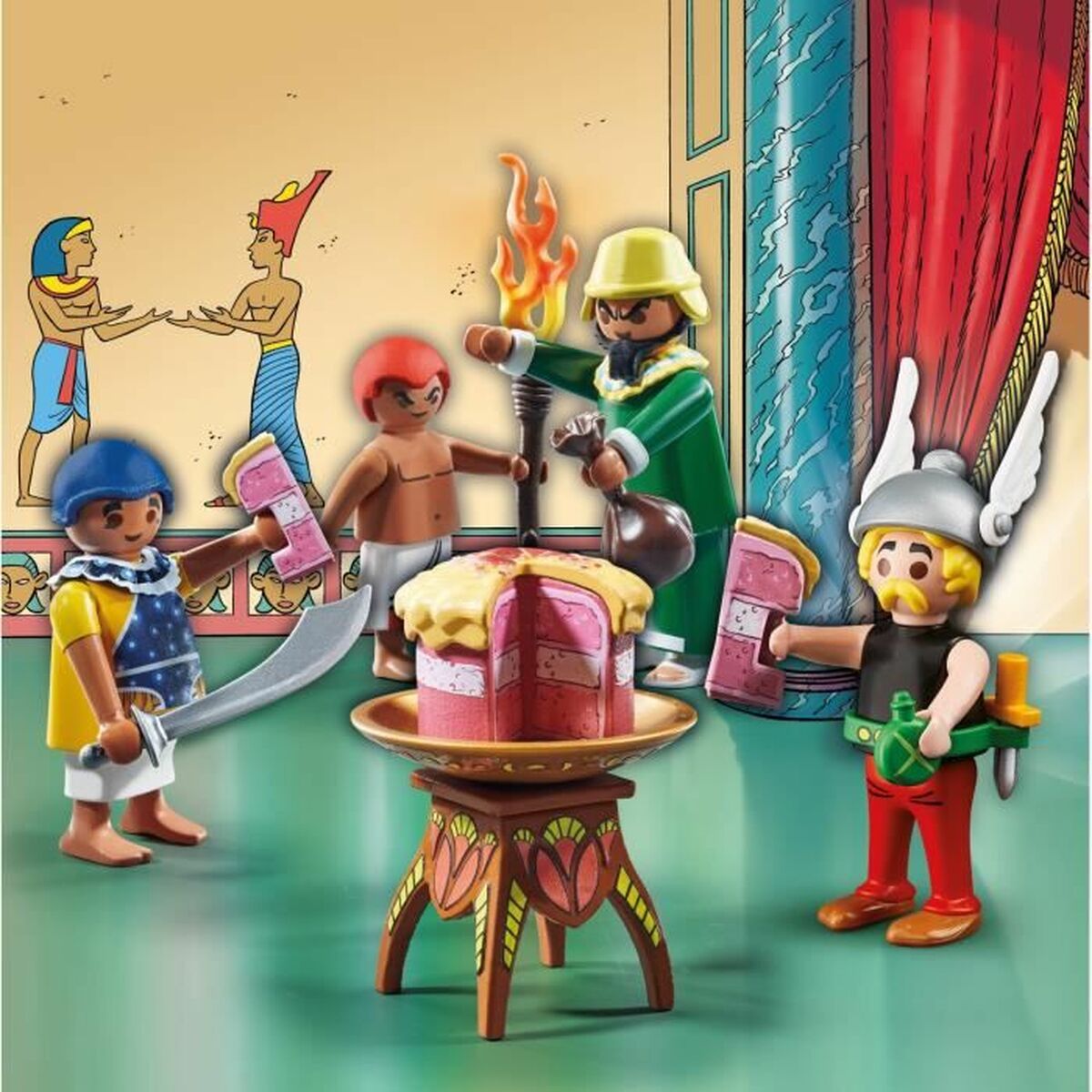 Playset Playmobil Asterix: Amonbofis and the poisoned cake 71268 24 Pieces