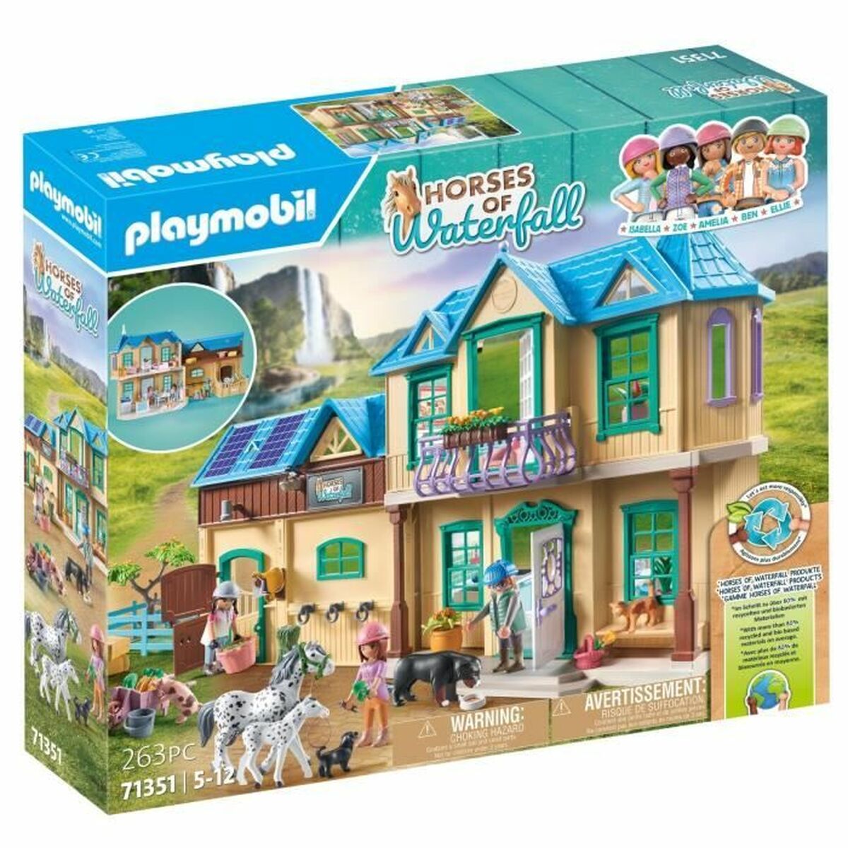 Playset Playmobil 71351 Horses of Waterfall