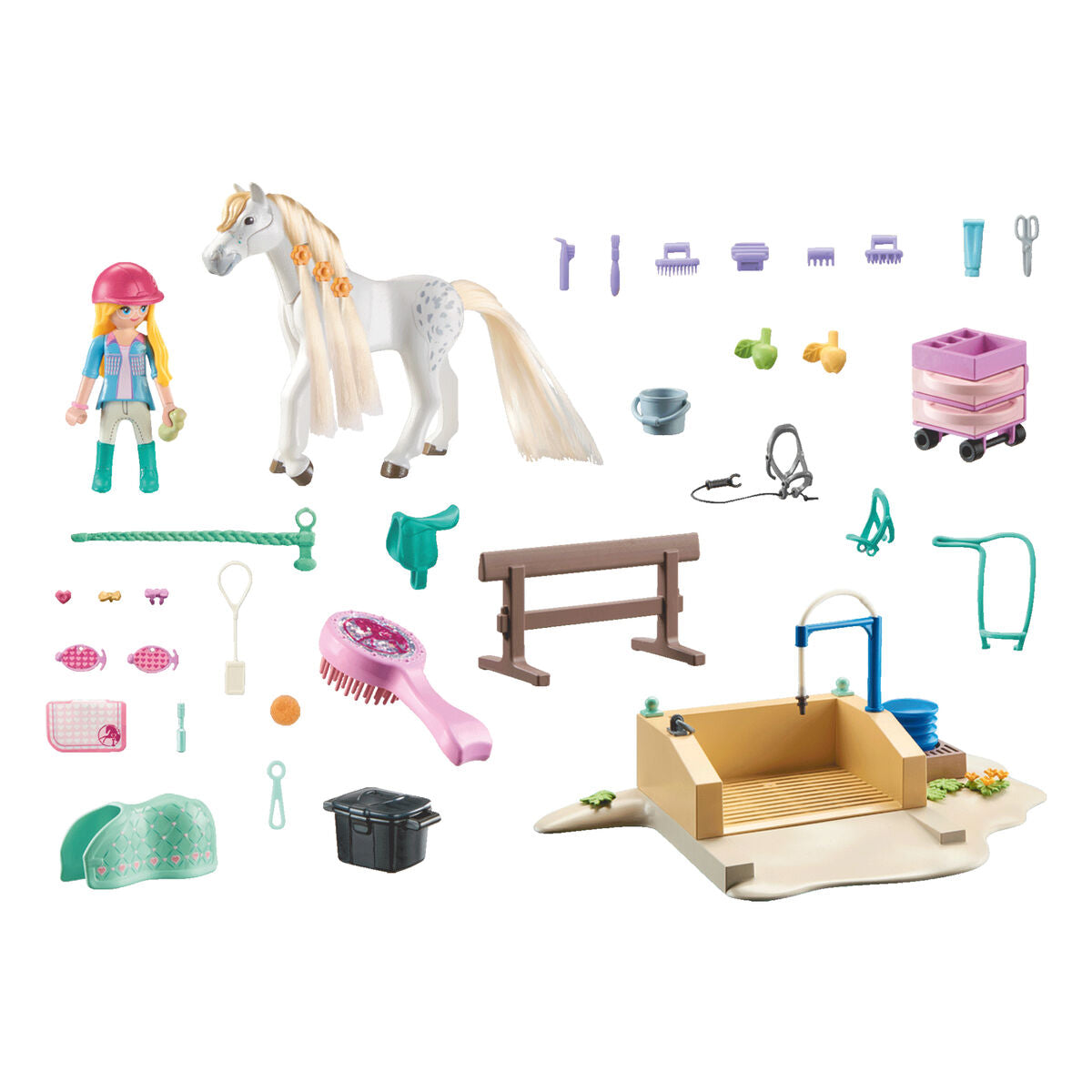 Playset Playmobil 71354 Horses of Waterfall 86 Pieces