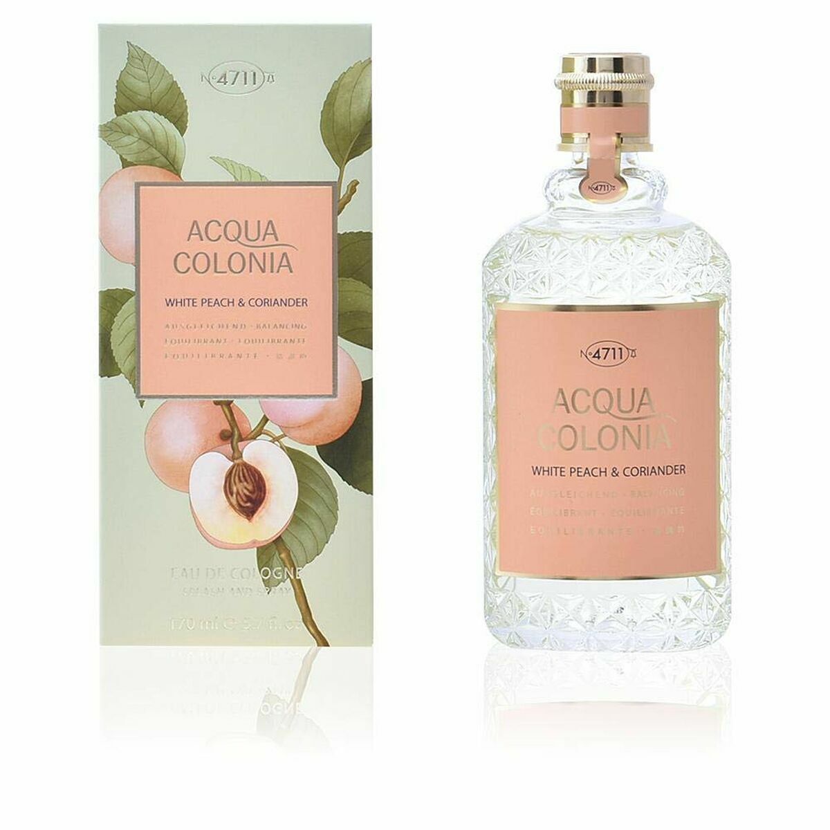 4711 Acqua Colonia Agua de Colonia Melocotón Blanco y Cilantro 170 ml (unisex)