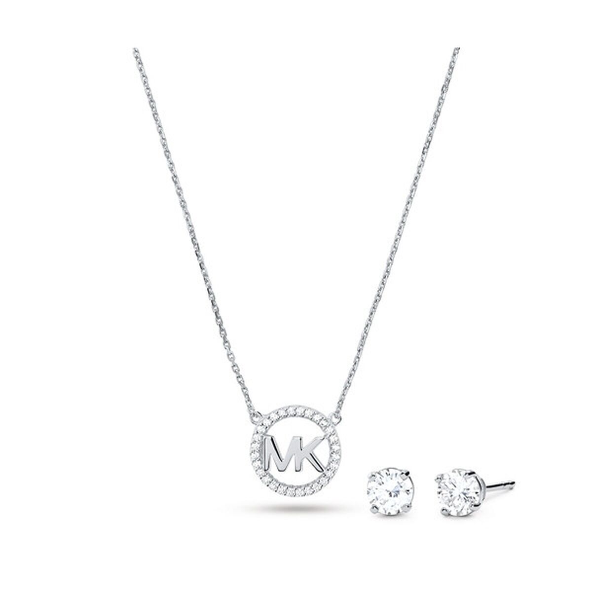 Women's necklace and matching earrings set Michael Kors MKC1260AN - Colour: Silver