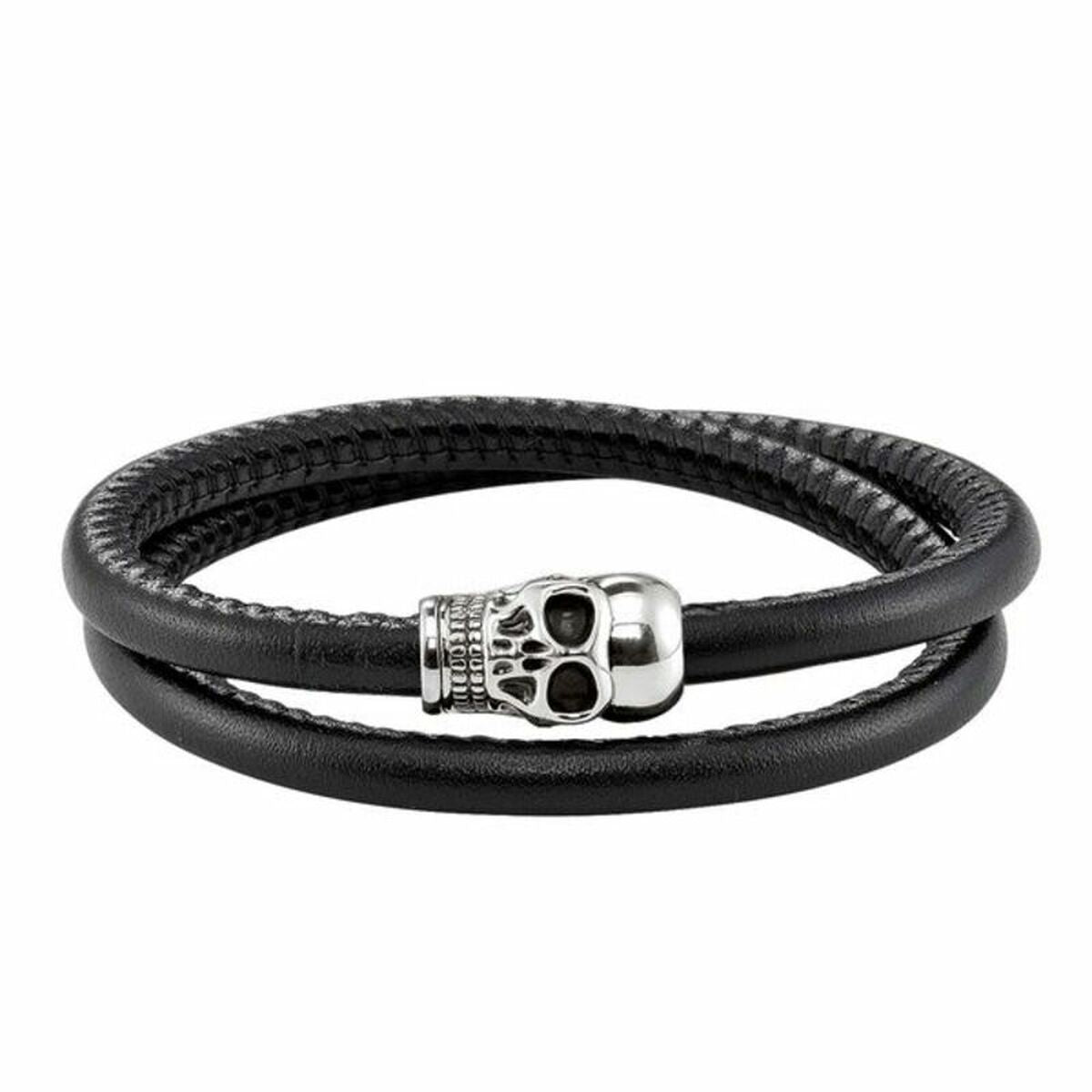 Unisex Bracelet Thomas Sabo UB0010-825-11 Silver Black 15 cm - Measurement: 15 cm