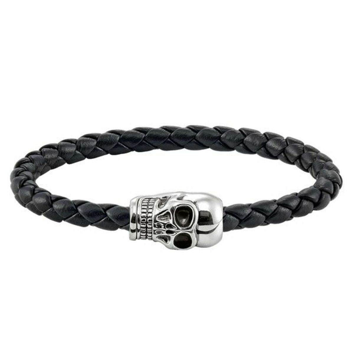 Unisex Bracelet Thomas Sabo UB0018-823-11 Silver Black 18,5 cm 16,5 cm - Measurement: 18,5 cm