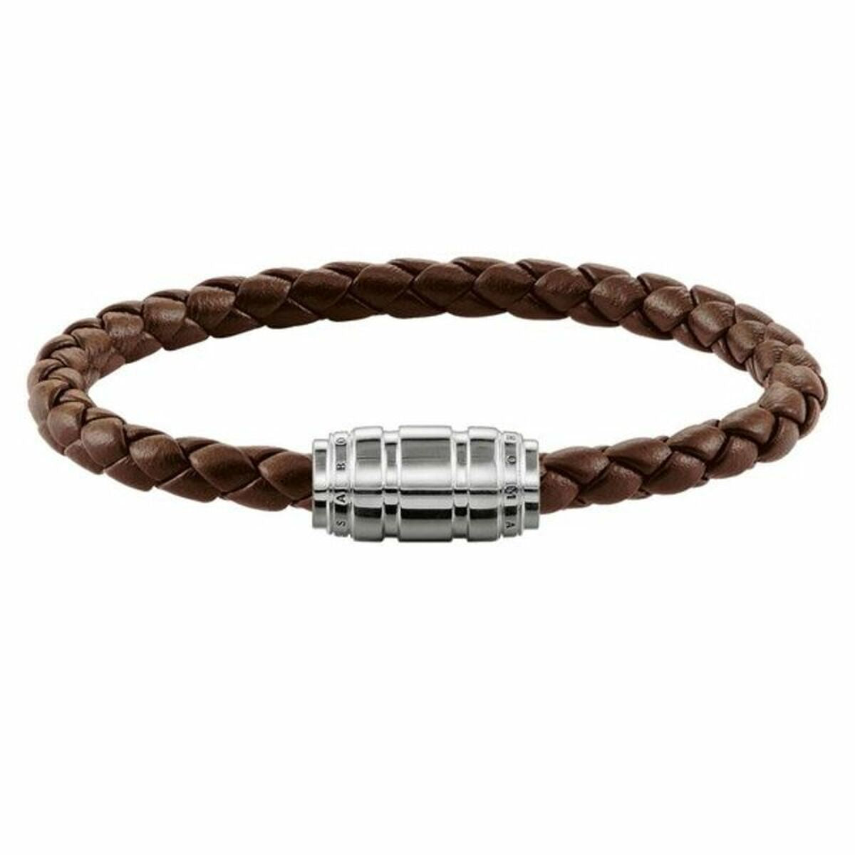 Unisex Bracelet Thomas Sabo UB0019-823-2 Silver Brown 18,5 cm 16,5 cm - Measurement: 18,5 cm