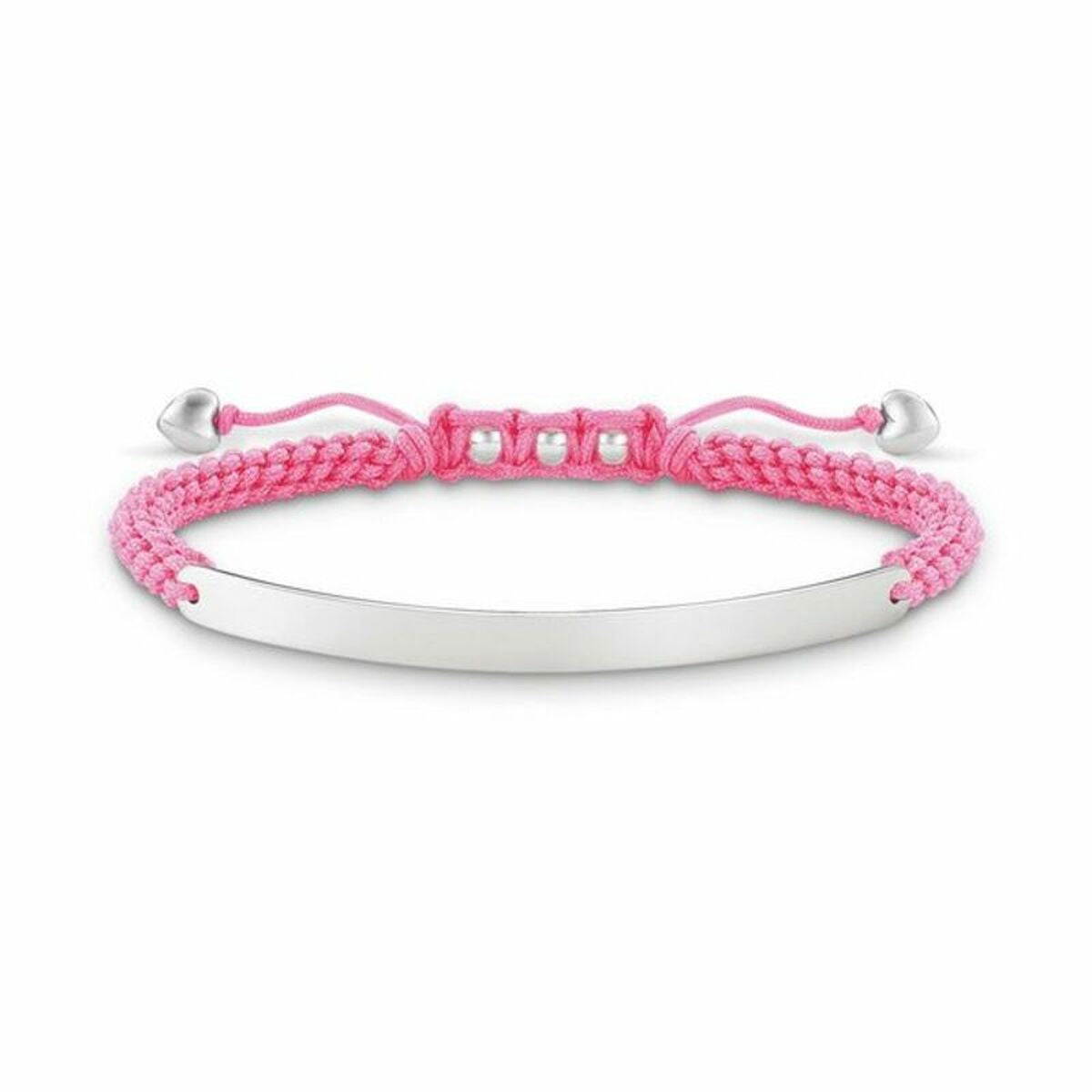 Ladies' Bracelet Thomas Sabo LBA0049-173-9 16 - 19 cm Silver Pink 21 cm - Measurement: 12-19 cm