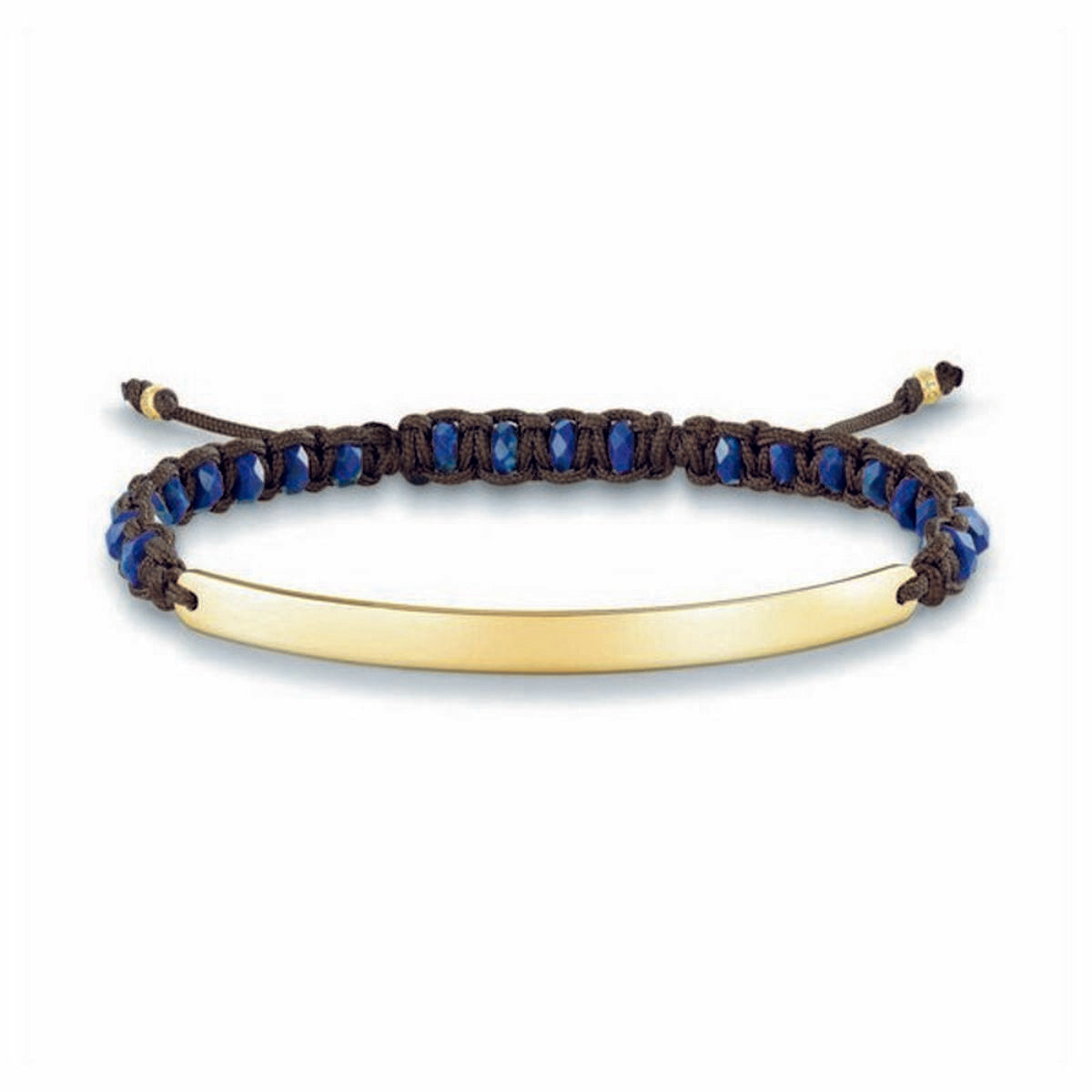 Ladies' Bracelet Thomas Sabo LBA0056-892-32-L19v Blue Golden Silver (16 - 19 cm)