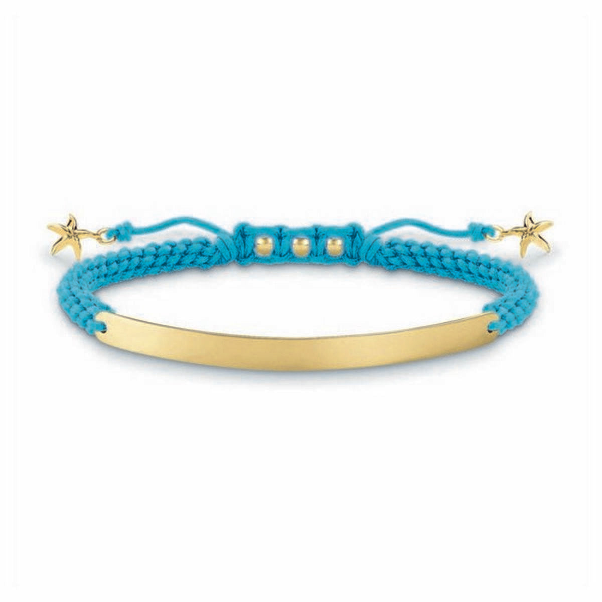 Ladies' Bracelet Thomas Sabo LBA0060-848-1 Blue Silver Golden - Measurement: 12-19 cm