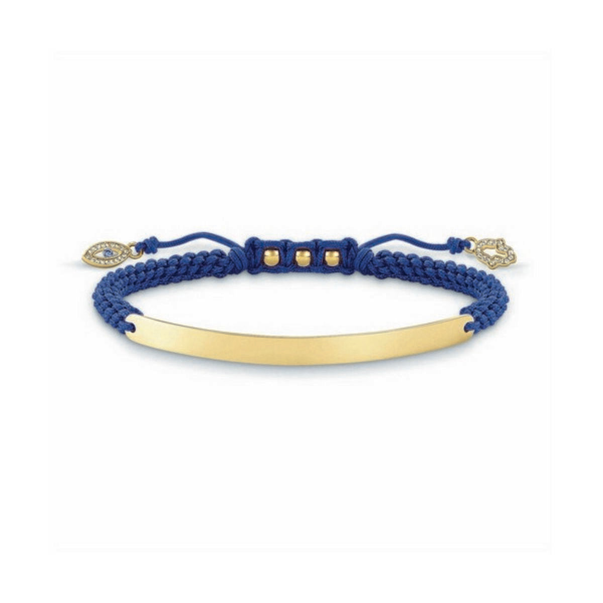 Ladies' Bracelet Thomas Sabo LBA0067-899-1 Blue Silver Golden (21 cm)