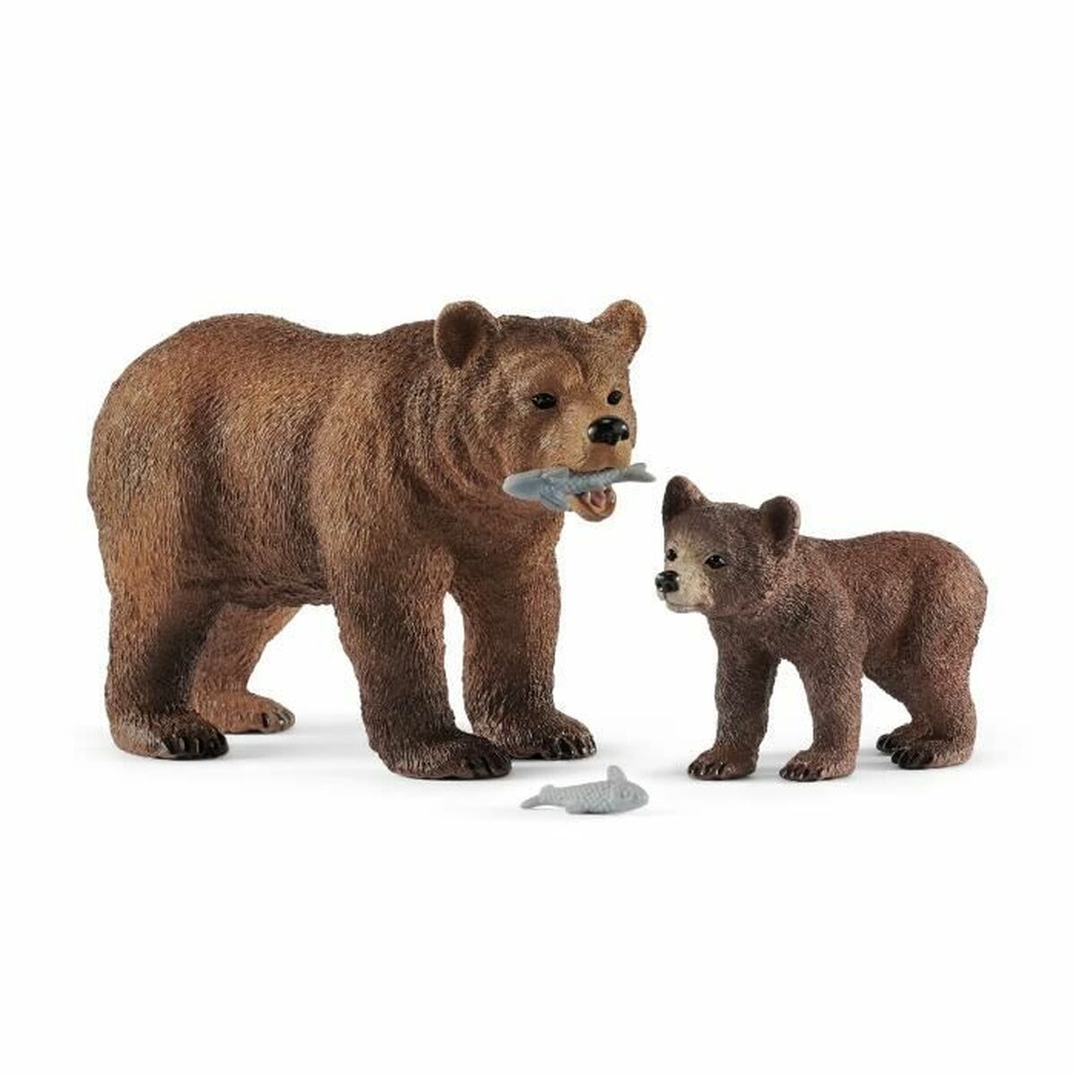 Figure Schleich 42473 Maman grizzly avec ourson Plastic