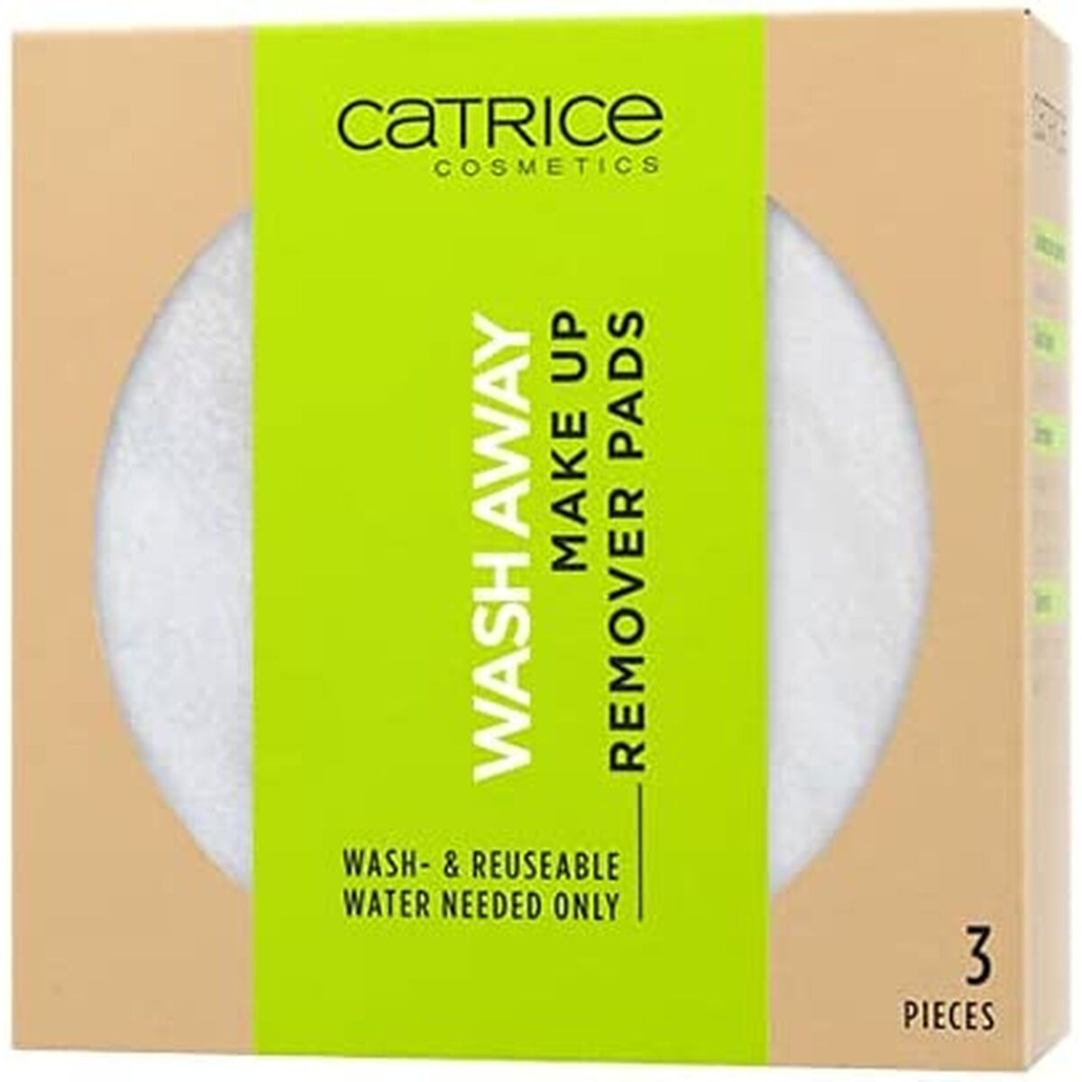 WASH AWAY make up remover pads 3 u