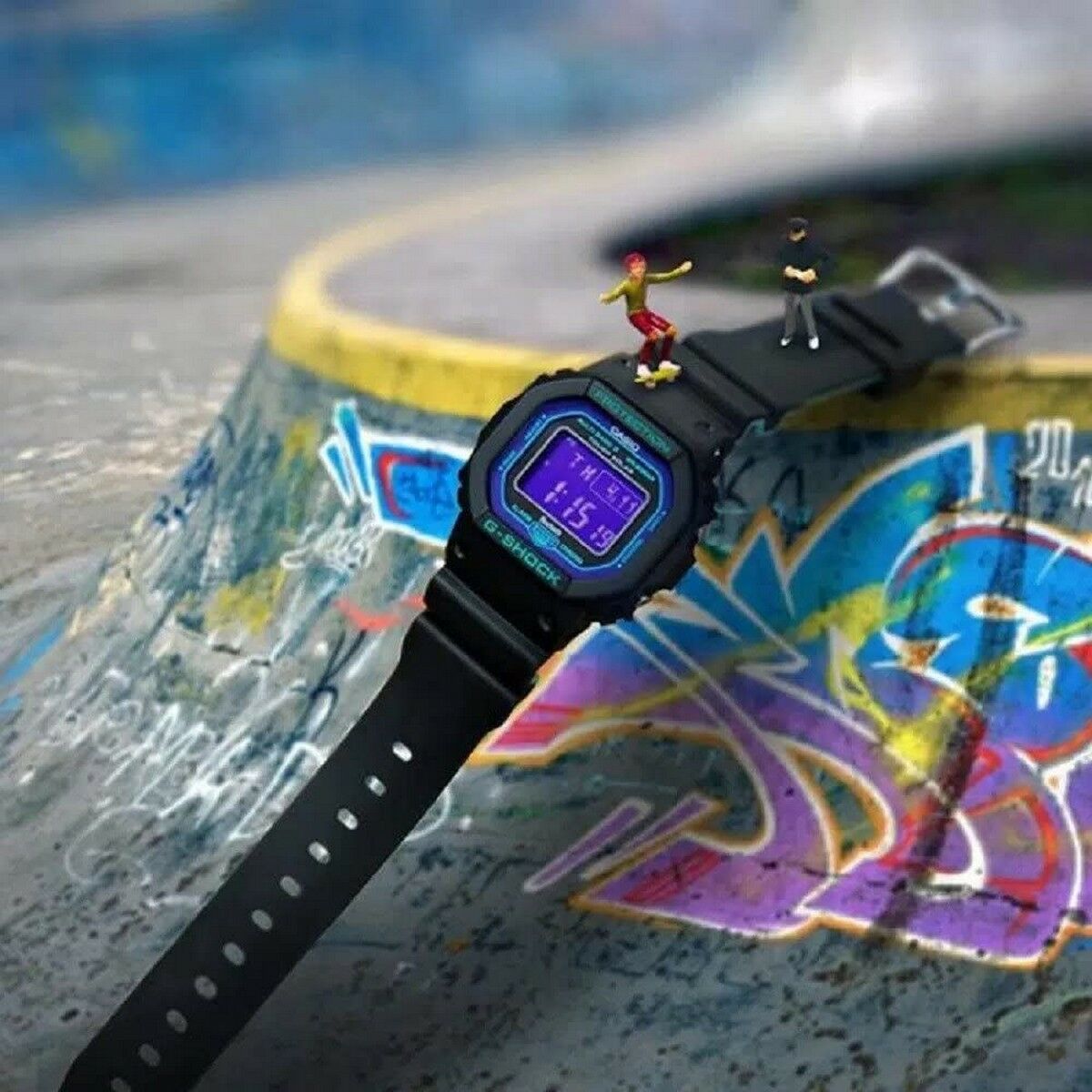 Men's Watch Casio G-Shock GW-B5600BP-1ER COLLECTION BLUE PAISLEY SERIE ***SPECIAL PRICE*** Black Blue