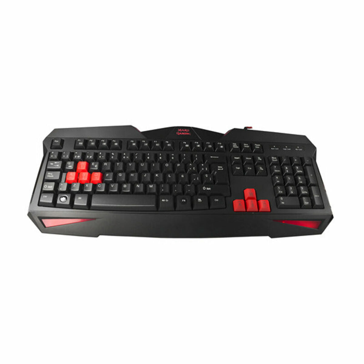 Keyboard and Mouse Tacens MCP1 Black Red Qwerty US