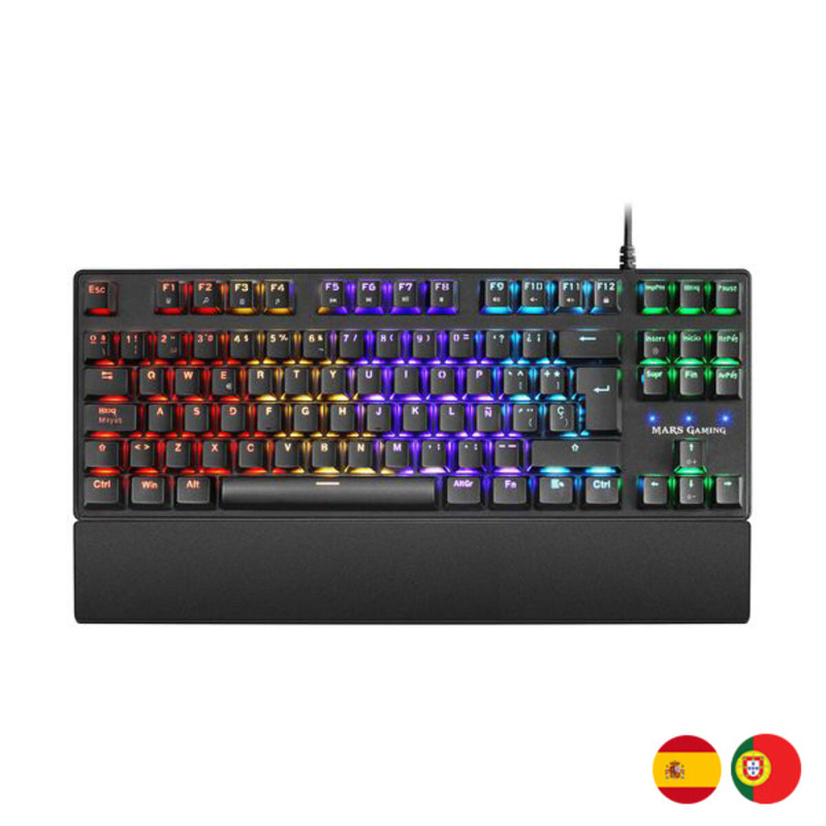 Gaming Keyboard Mars Gaming MKXTKLR - Model Blue Switch - Select your option Portuguese