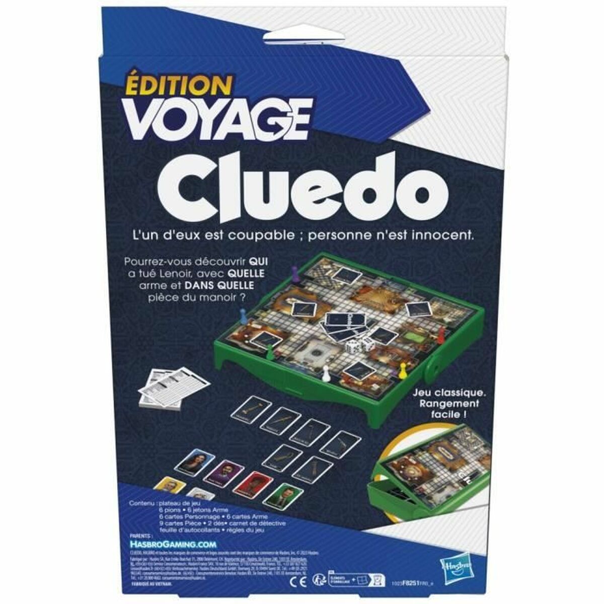 Board game Hasbro Cluedo Voyage
