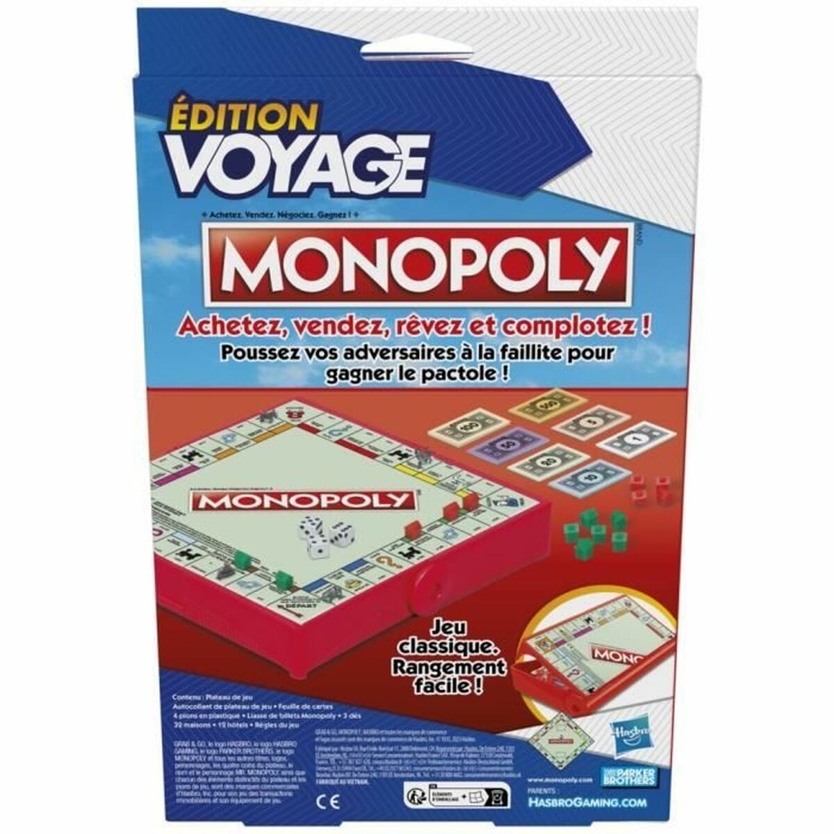 Board game Monopoly Travel Edition