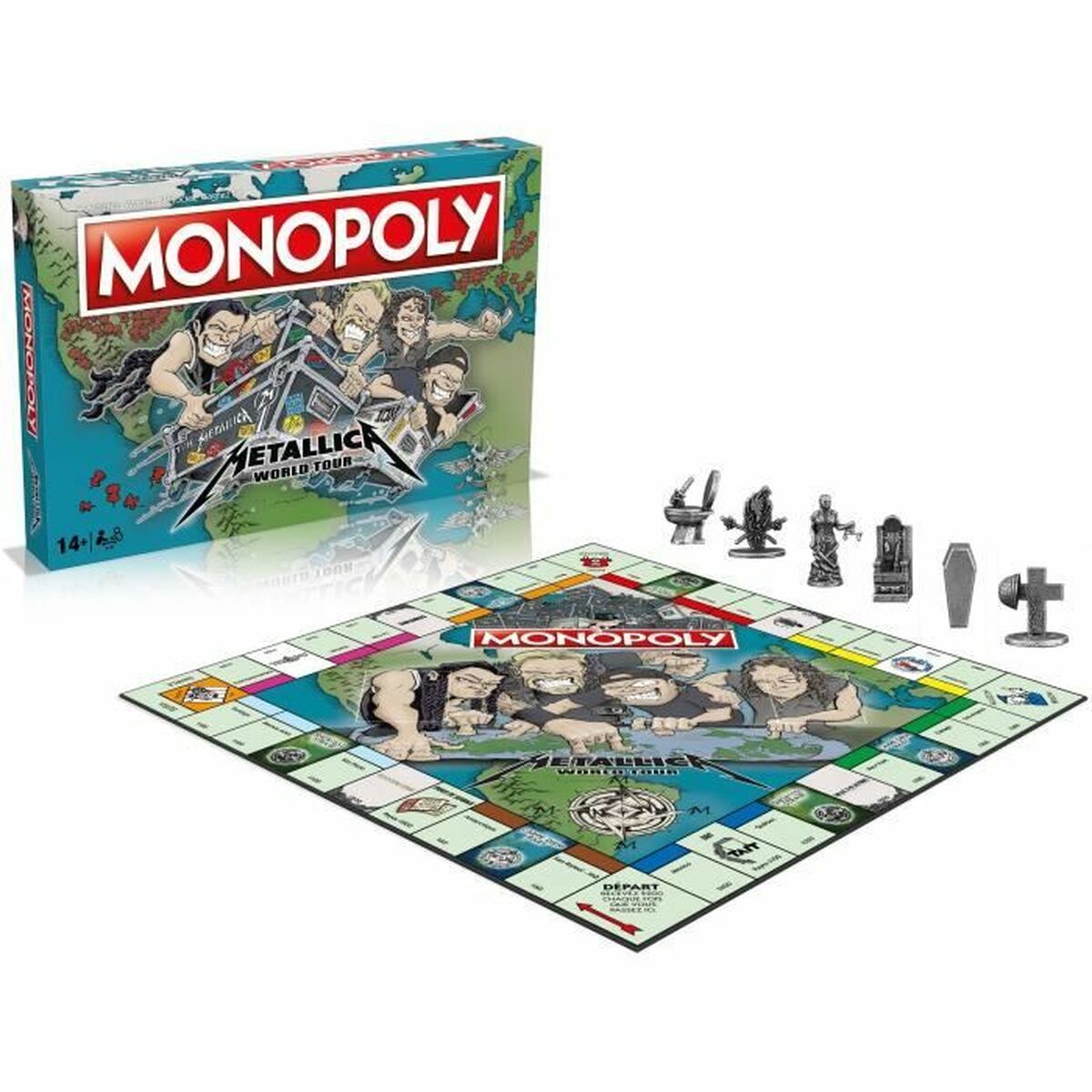 Board game Winning Moves Monopoly Metallica