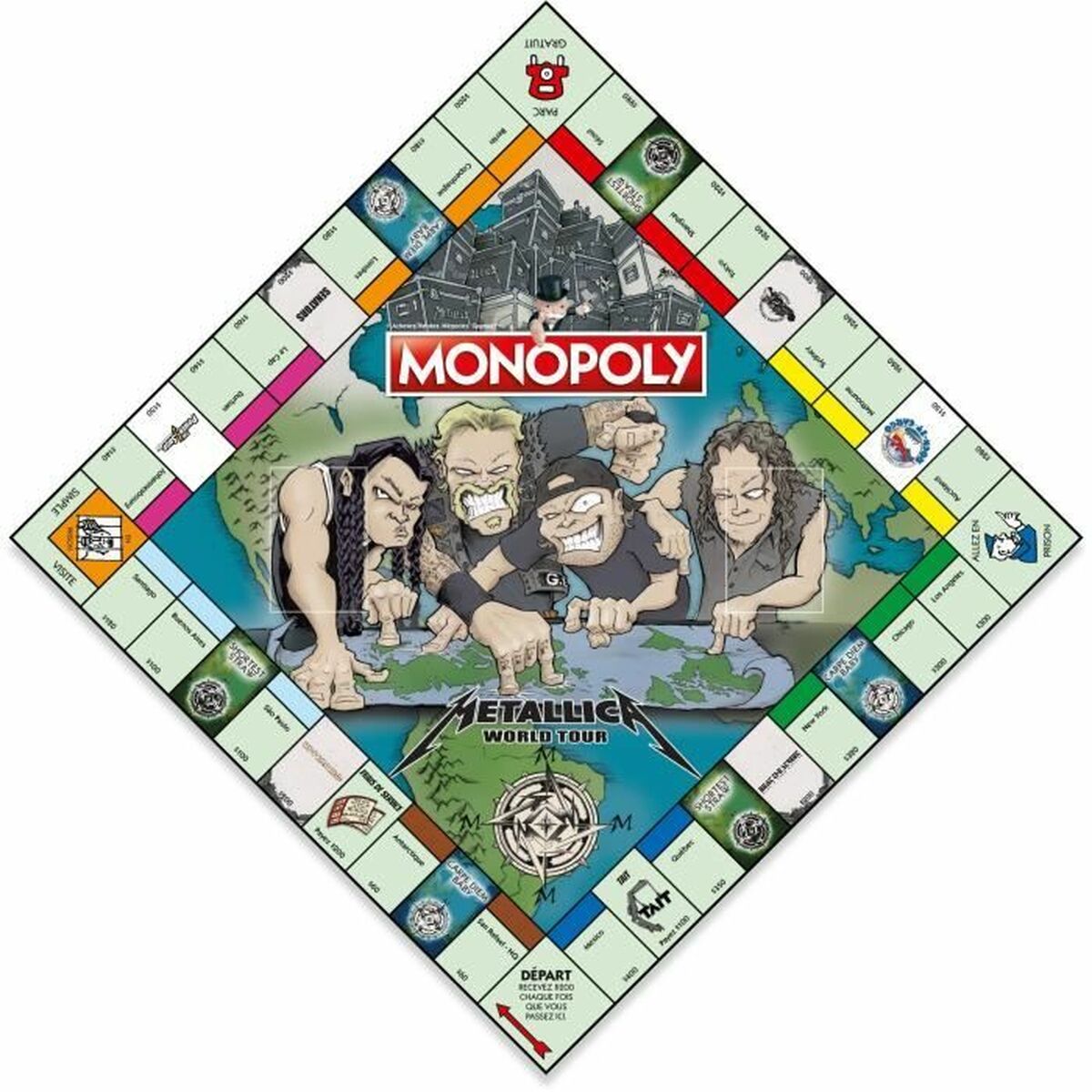 Board game Winning Moves Monopoly Metallica