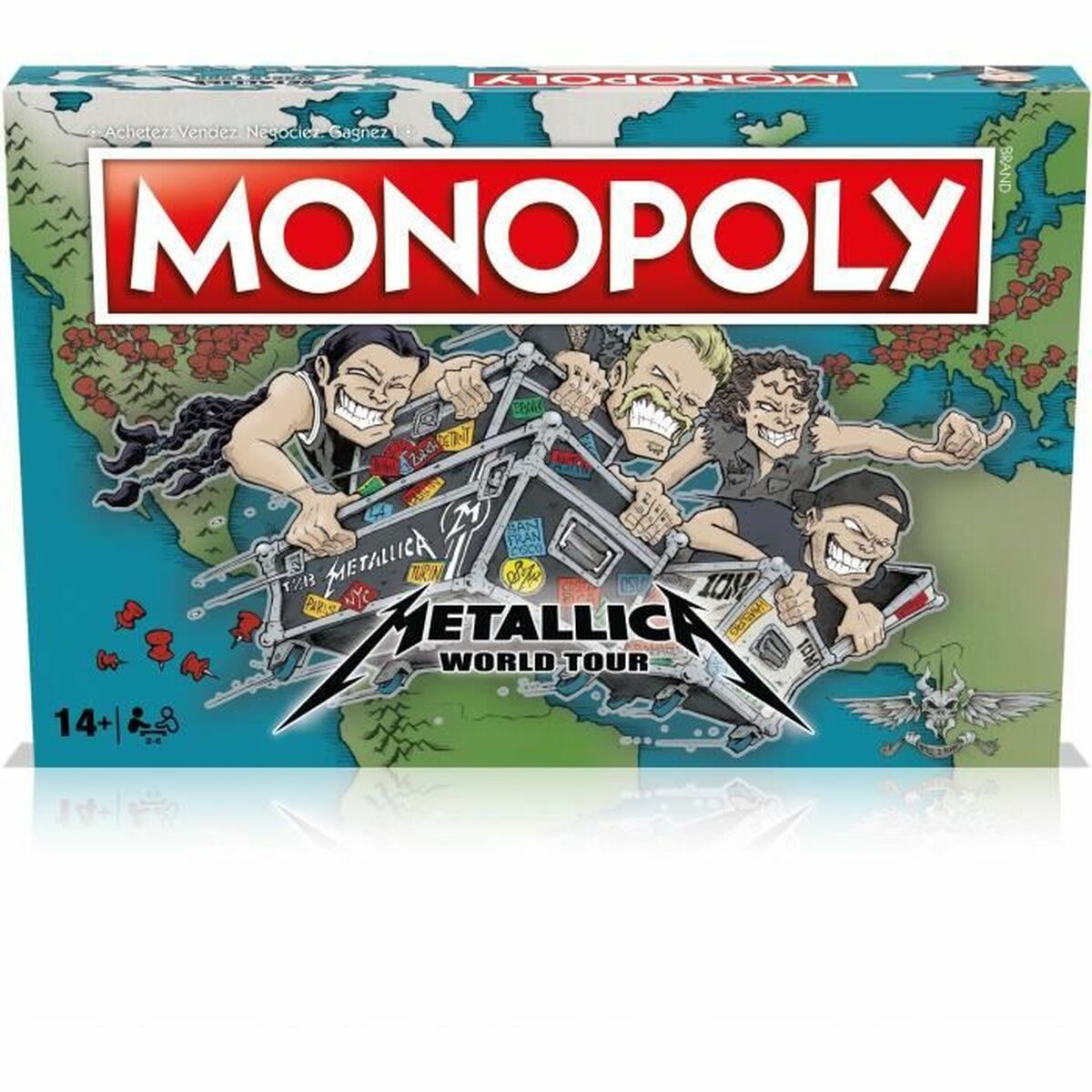 Board game Winning Moves Monopoly Metallica